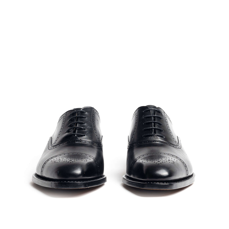 Berwick 1707 Oxford - Semi Brogue - Camden Connaught Luxury Shoes