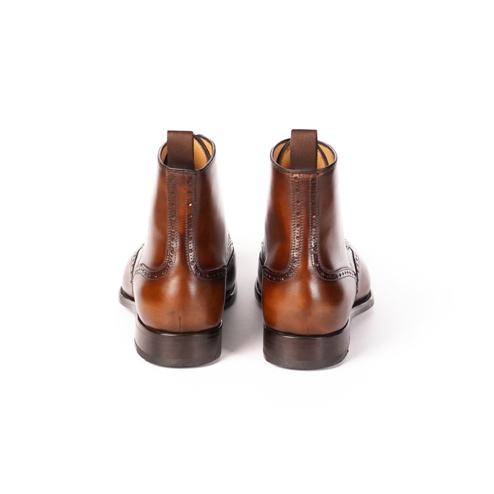 Carlos Santos Ankle Brogue Boots (Algarve) - Camden Connaught Luxury Shoes