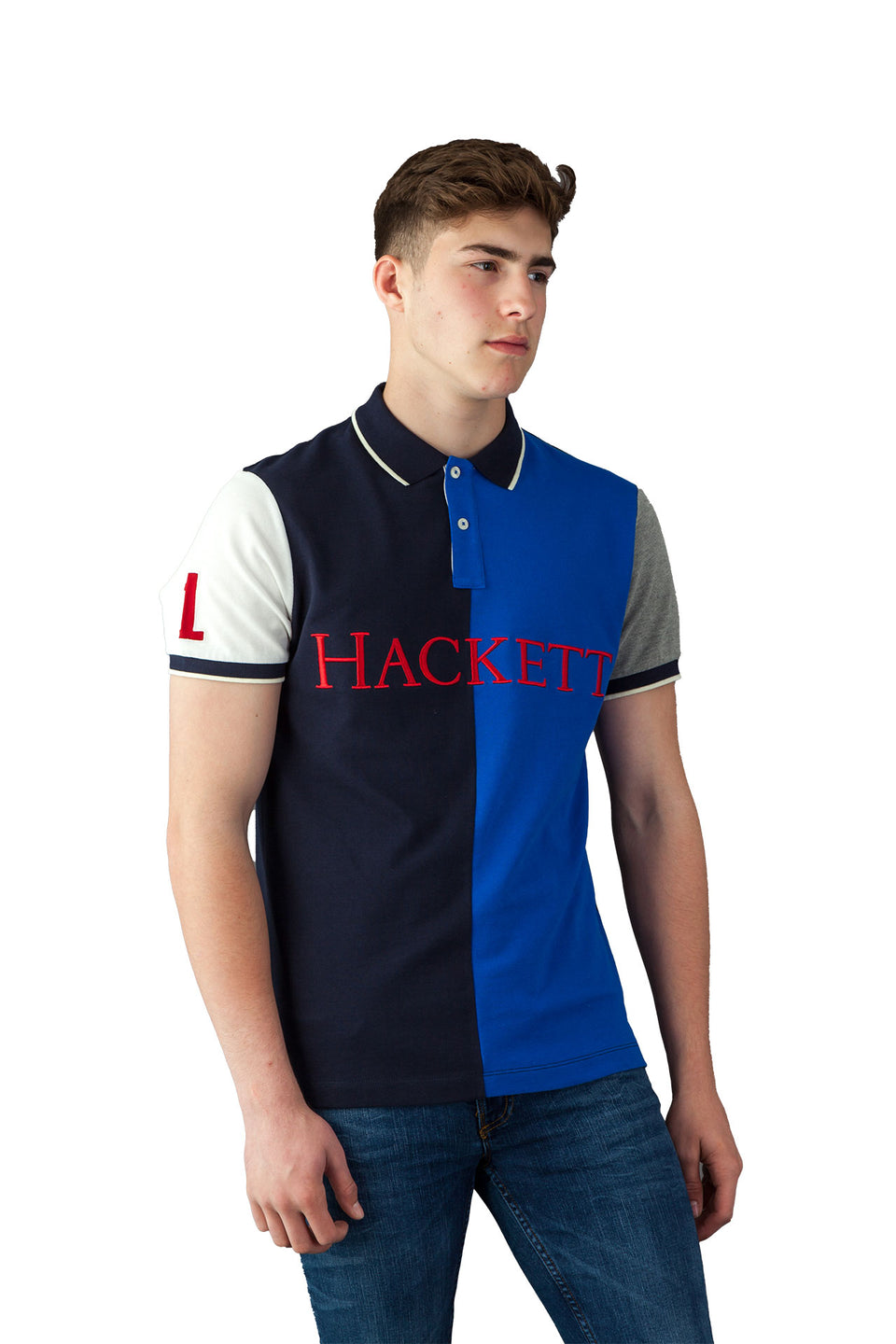 Hackett Split Polo Shirt - Camden Connaught