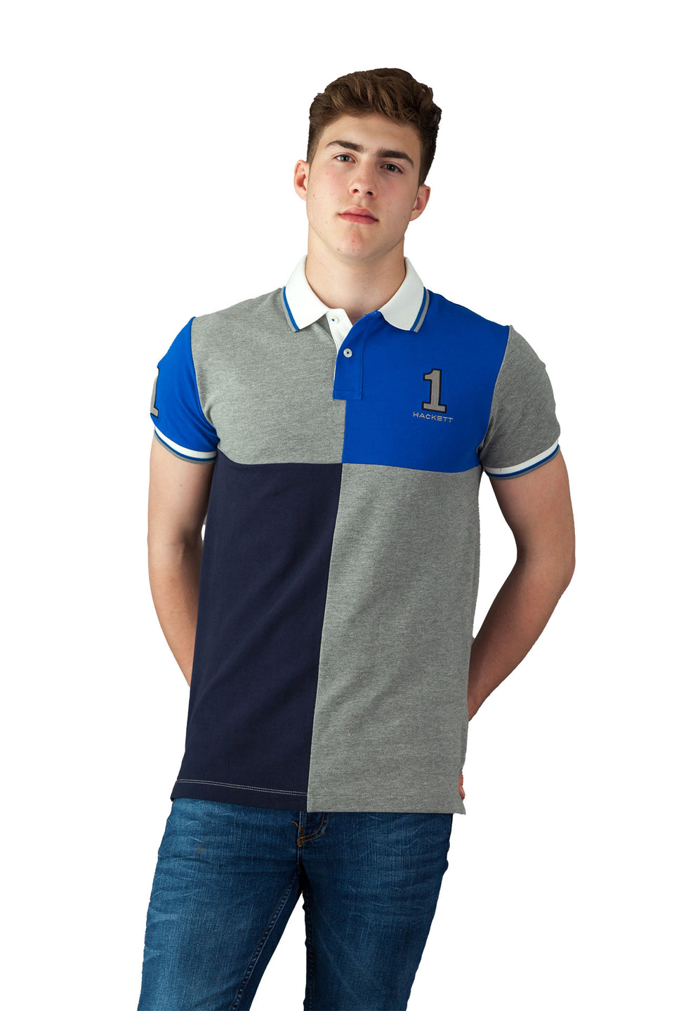 Hackett Colour Quad Polo Shirt - Camden Connaught