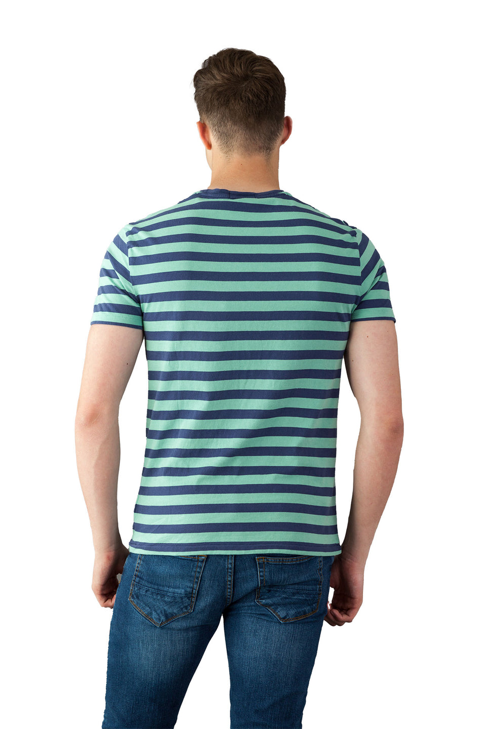 Ralph Lauren Custom Fit Stripe Crew Neck T Shirt - Camden Connaught
