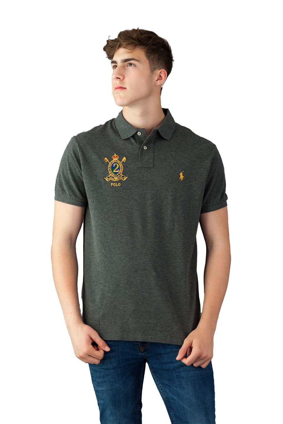 Ralph Lauren Grey Polo Shirt - Camden Connaught