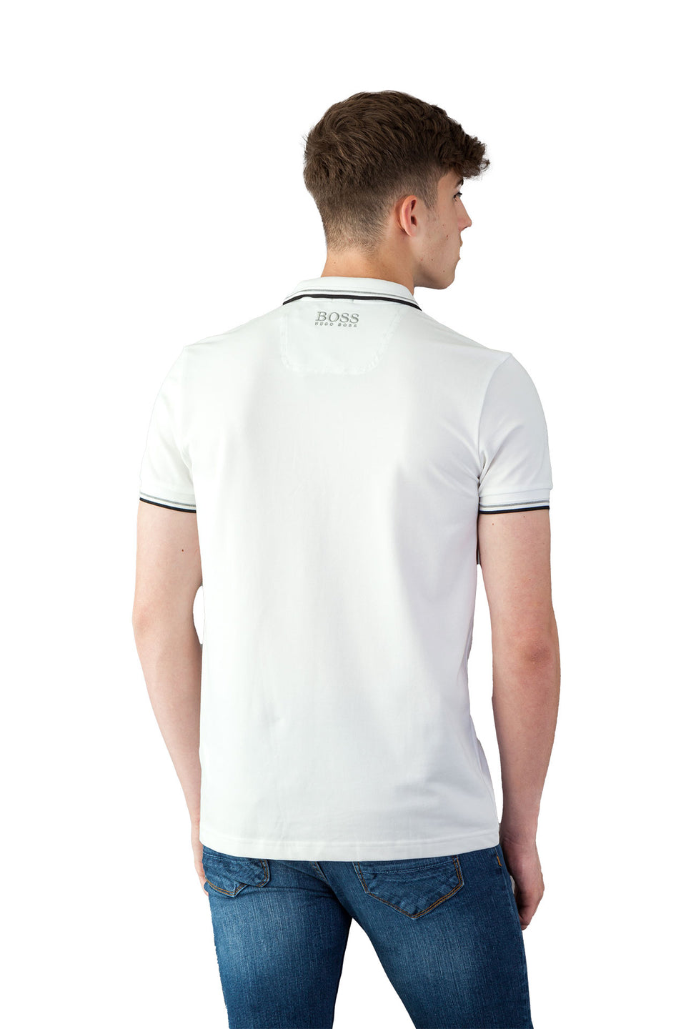 Hugo Boss Moisture Manager White Cotton Polo Shirt - Camden Connaught