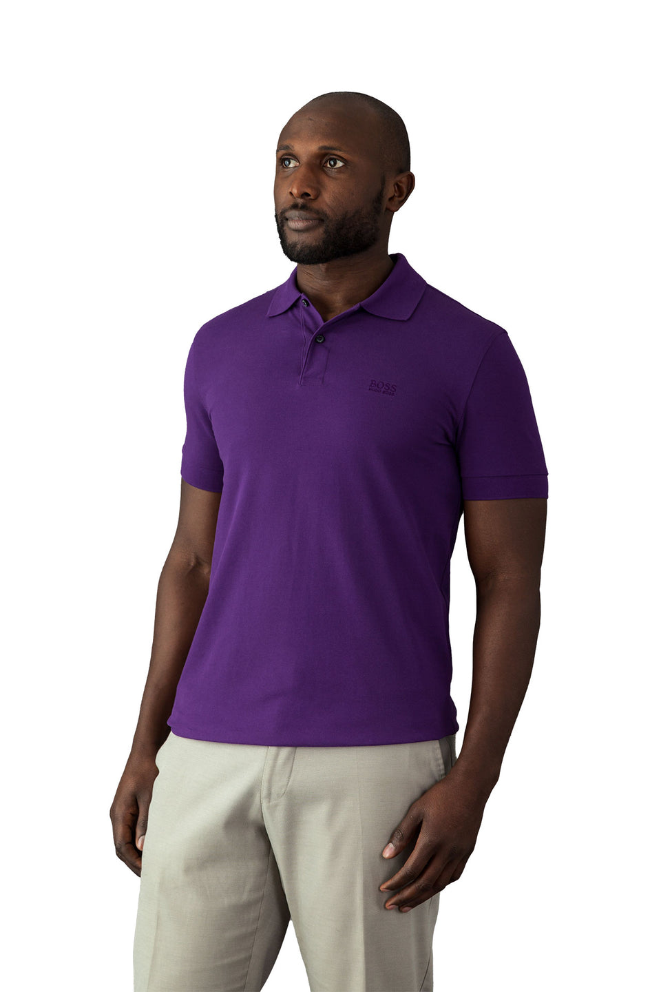 Hugo Boss Regular Fit Purple Polo Shirt - Main Image