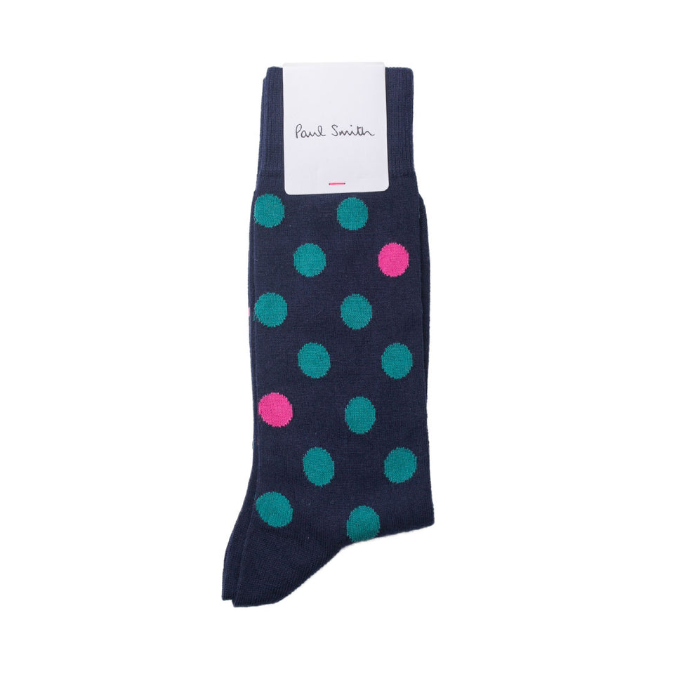 Paul Smith Multicolour Polka Dot Socks - Camden Connaught Luxury Shoes
