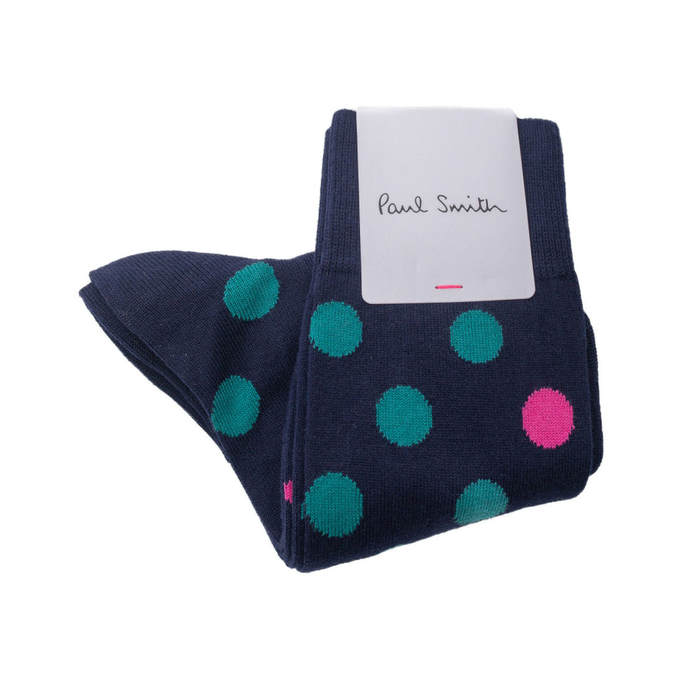 Paul Smith Multicolour Polka Dot Socks - Camden Connaught Luxury Shoes