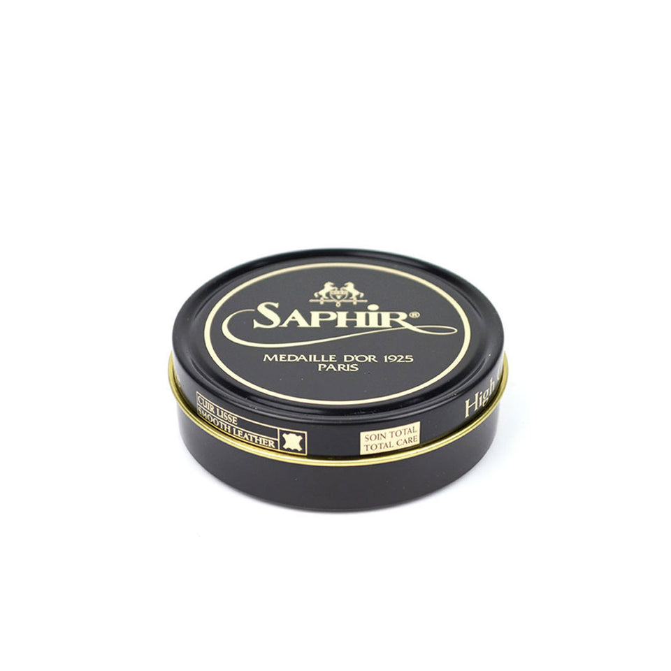 Saphir Medaille D’Or Pate De Luxe Wax Polish - Dark Brown - Camden Connaught Luxury Shoes